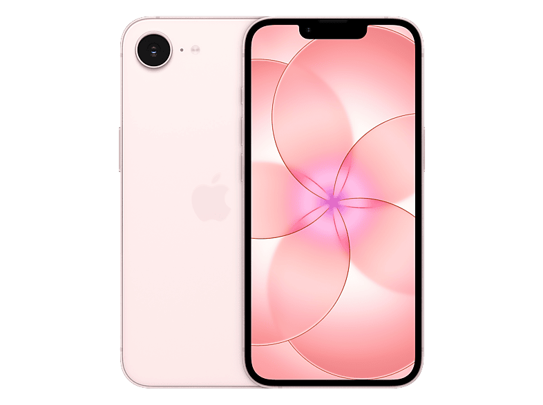 Smartphone - Apple iPhone 17e, Rosa, 256 GB, 5G, 6.1" OLED Super Retina XDR, Chip A19, iOS