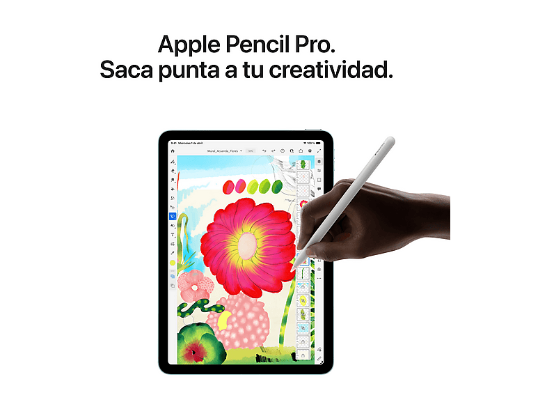 Tablet - Apple iPad Air (2026), 256 GB, Blanco, 13" Liquid Retina, WIFI, Chip M4, 9 GPU