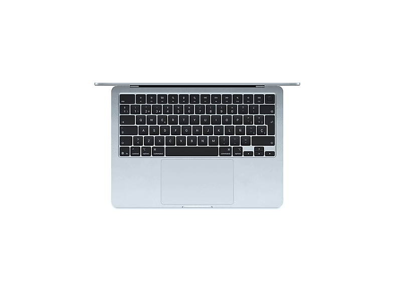 Portátil - Apple MacBook Air (2026) 13.6" Retina, Chip M5 Apple, CPU de 10 núcleos, GPU de 8 núcleos, 16GB RAM, 512GB SSD, Azul cielo, Sin cargador