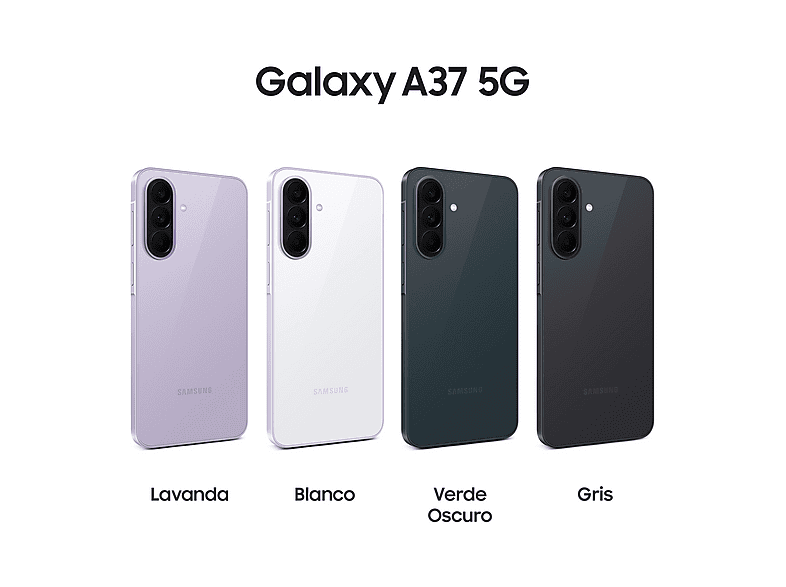 Móvil - Samsung Galaxy A37, Verde Oscuro, 256 GB, 8 GB RAM, 6.7" FHD+, Exynos 1480, 5000 mAh, Android 16