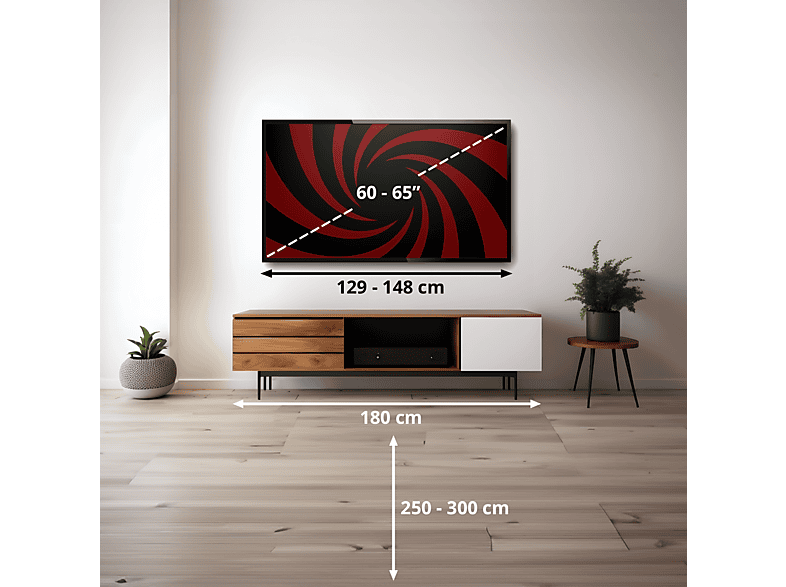 TV RGB Mini LED 65" - Hisense 65UR9S, UHD 4K, Quad Core / MT9655, Hi-View AI Engine RGB, Tuned by Devialet, Anti Reflejo, Negro