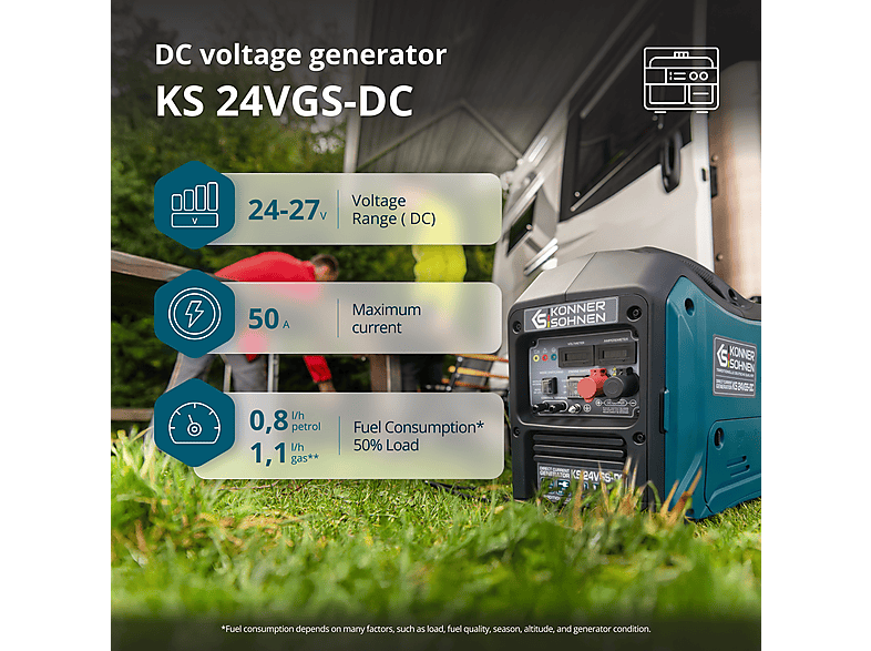 Generador de energía - Könner & Söhnen KS 24VGS-DC