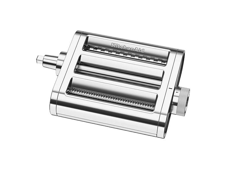 Accesorio robot de cocina - KitchenAid 5KSM3MPA, 8 Ajustes Grosor, Compatible con todos modelos de batidora amasadora KitchenAid, Acero inoxidable