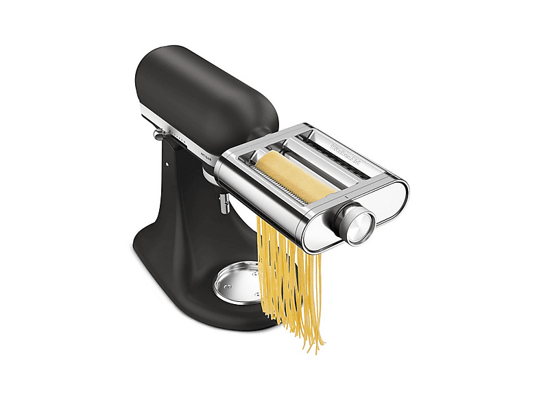 Accesorio robot de cocina - KitchenAid 5KSM3MPA, 8 Ajustes Grosor, Compatible con todos modelos de batidora amasadora KitchenAid, Acero inoxidable