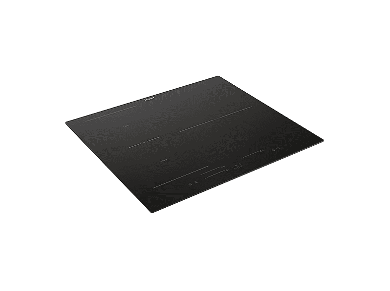 Placa inducción - Haier HAIS63MC/G3, 3 Zonas, Zona Flex, Cook with me, 60 cm, Negro