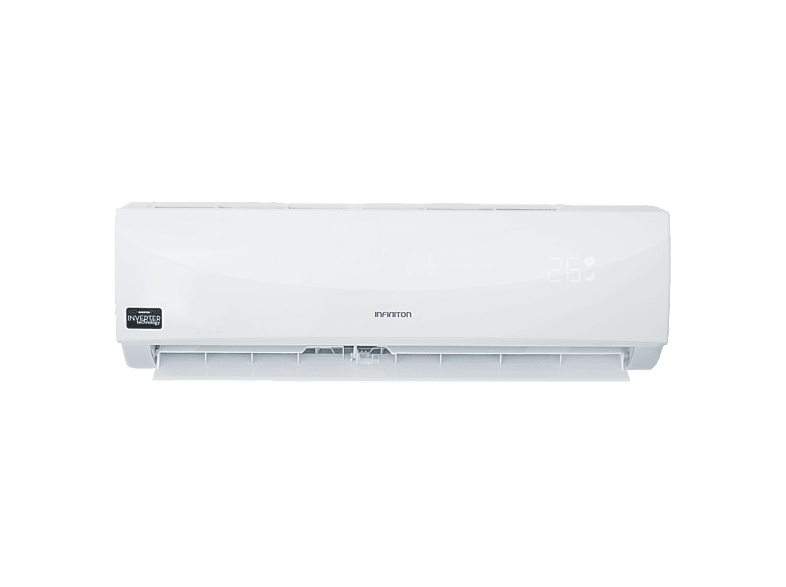 Aire acondicionado Split 1 x 1 - Infiniton SPTTK12A2, 2924 fg/h, Inverter, Compresor con Super Mute technology, Temporizador, Blanco