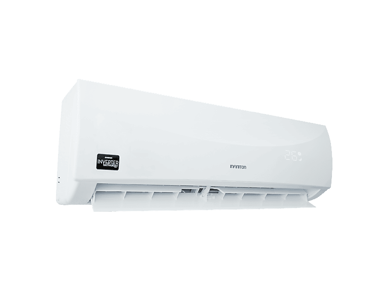 Aire acondicionado Split 1 x 1 - Infiniton SPTTK12A2, 2924 fg/h, Inverter, Compresor con Super Mute technology, Temporizador, Blanco