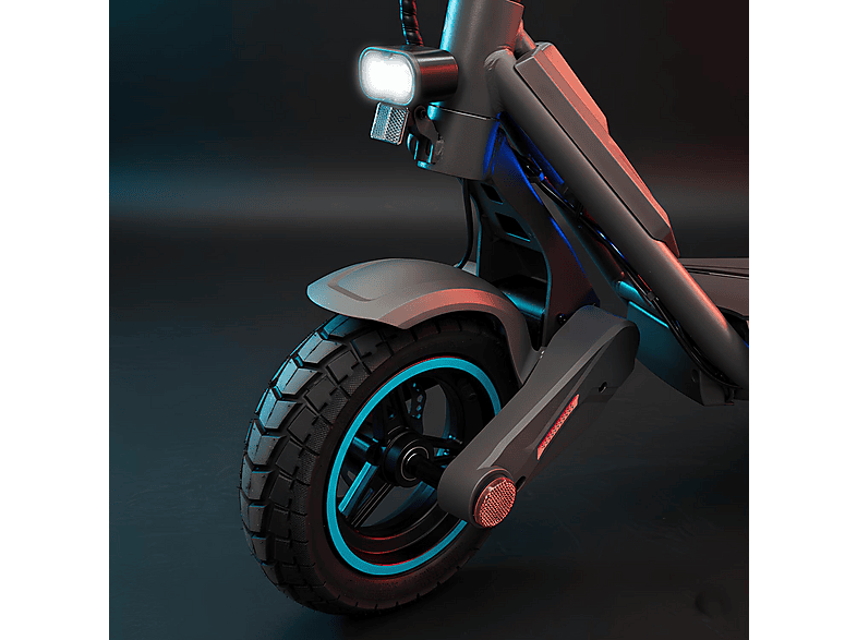 Patinete eléctrico - Smartgyro Rockway GL, Tipo 1 / VPL, Potencia nominal 600 W, 13.000 mAh, 25 km/h, IPX4, Negro