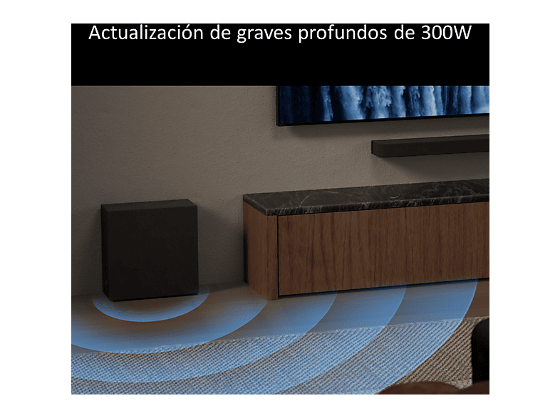 Subwoofer - Sony BRAVIA Theatre Sub 8, 300 W, Inálambrico, Graves profundos, Fácil configuración/control, Compacto, Diseño de 2 posiciones, SW8, Negro