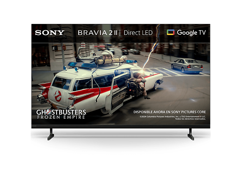 TV LED 43" - Sony BRAVIA 2 II, Direct LED, 4K HDR Processor X1, Smart TV (Google TV), TDT HD, DVB-T2, Dolby Atmos, Chromecast, Eco, 43S25M2