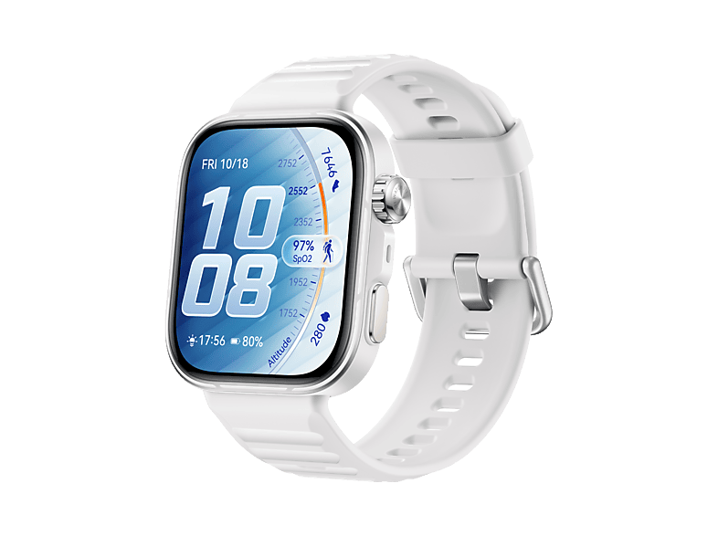 Smartwatch - Huawei Watch Fit 5 Pro, 48.77 mm, Correa 20 mm, 7 días Autonomía en Uso Típico, Pantalla AMOLED 1.92", Blanco
