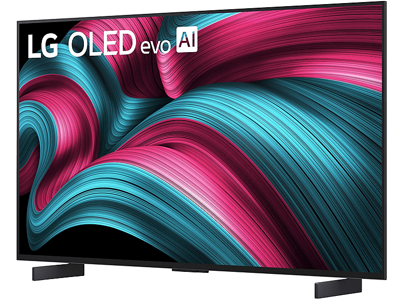 TV OLED - LG OLED evo AI C5 OLED42C51LA, UHD 4K, α9 Gen 8 AI Processor 4K, Smart TV, Negro
