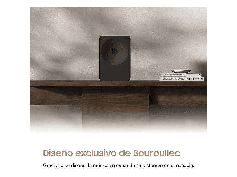 Altavoz inalámbrico - Samsung HW-LS70H Music Studio 7, 150 W, Dolby Atmos, Q-Symphony, Sonido Adaptativo, Negro Titanio