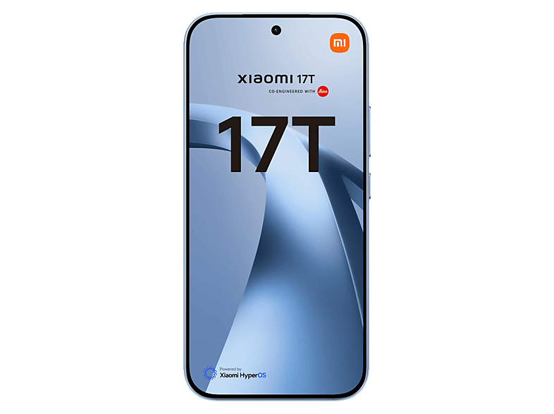Móvil - Xiaomi 17T, Azul, 256GB, 12GB RAM, 6.59" POLED, MediaTek Dimensity 8500 - Ultra de 4 nm, 6500mAh