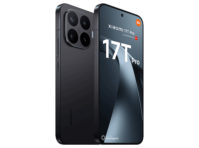 Móvil - Xiaomi 17T Pro, Negro, 512 GB, 12 GB RAM, 6.83" pOLED, MediaTek Dimensity 9500, 7000 mAh