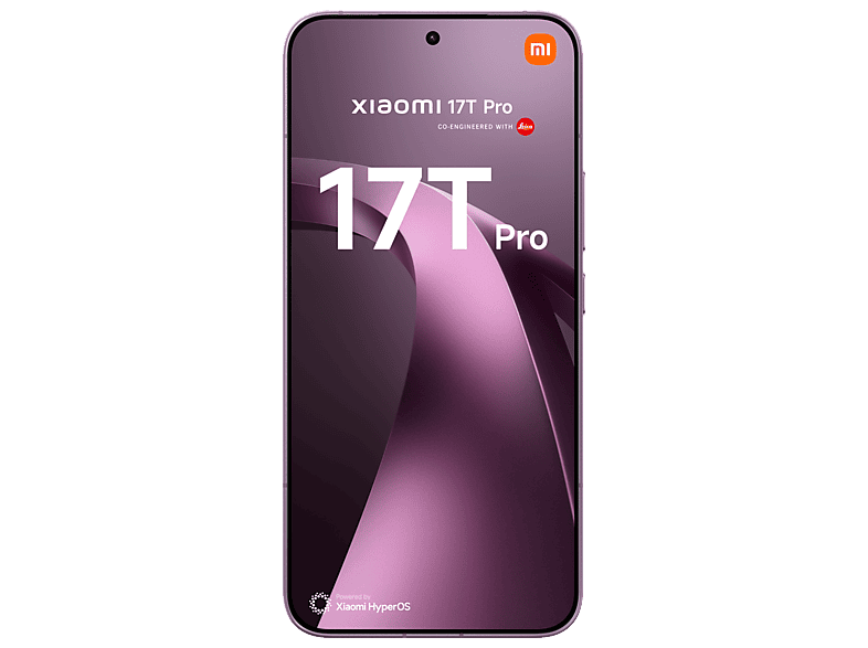Móvil - Xiaomi 17T Pro, Morado, 512 GB, 12 GB RAM, 6.83" pOLED, MediaTek Dimensity 9500, 7000 mAh