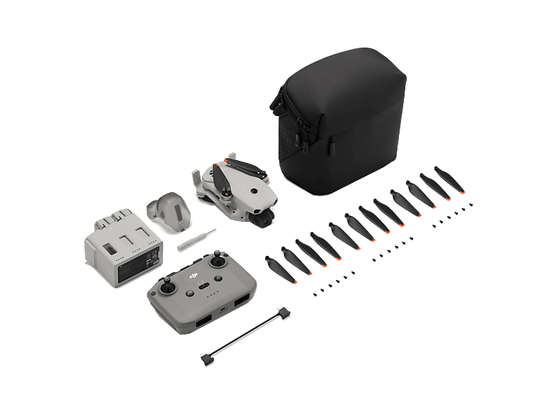 Dron - DJI Lito 1 Fly More Combo, 48 megapixel, 36 min Autonomía, Sensor CMOS de 1/2", Detección Obstáculos Omnidireccional, Vídeo 4K, Foto 8K, Gris