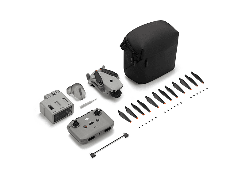 Dron - DJI Lito X1 Fly More Combo (DJI RC-N3), 48 MP, 36 min Autonomía, Sensor 1/1.3", Detección Obstáculos Omnidireccional, Vídeo 4K, Fotos 8K, Gris