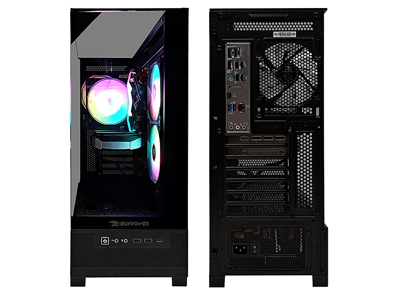 PC Gaming - Ibuypower Fighter Warcry Lite, Ryzen 5 5500, 16 GB RAM, 1 TB SSD, GeForce RTX™ 5060, Windows 11 Home, Negro