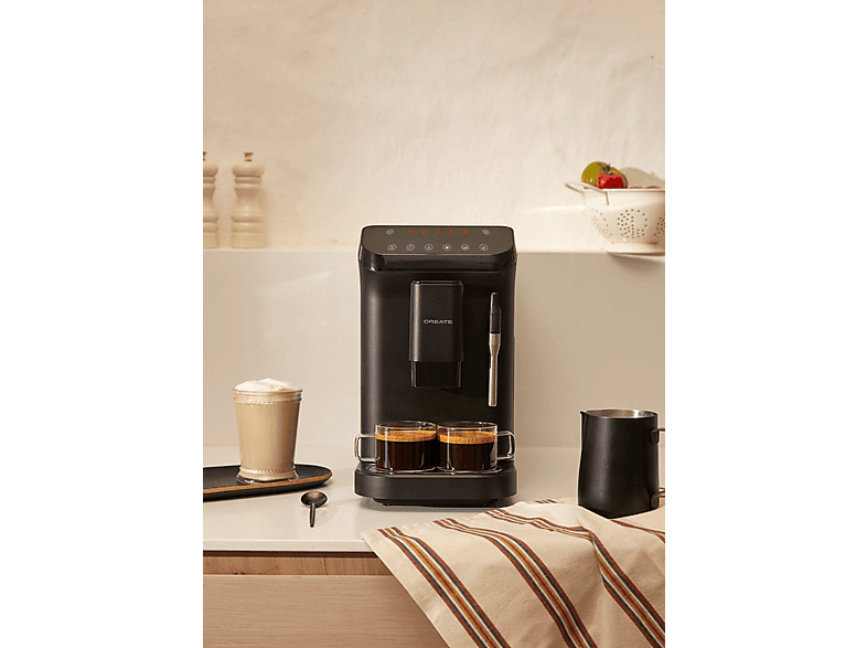 Cafetera express - Create THERA MATIC TOUCH, 1350 W, Negro mate
