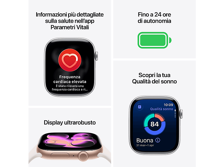 Apple Watch - Apple Watch Series 11, S/M, Aluminio, Negro