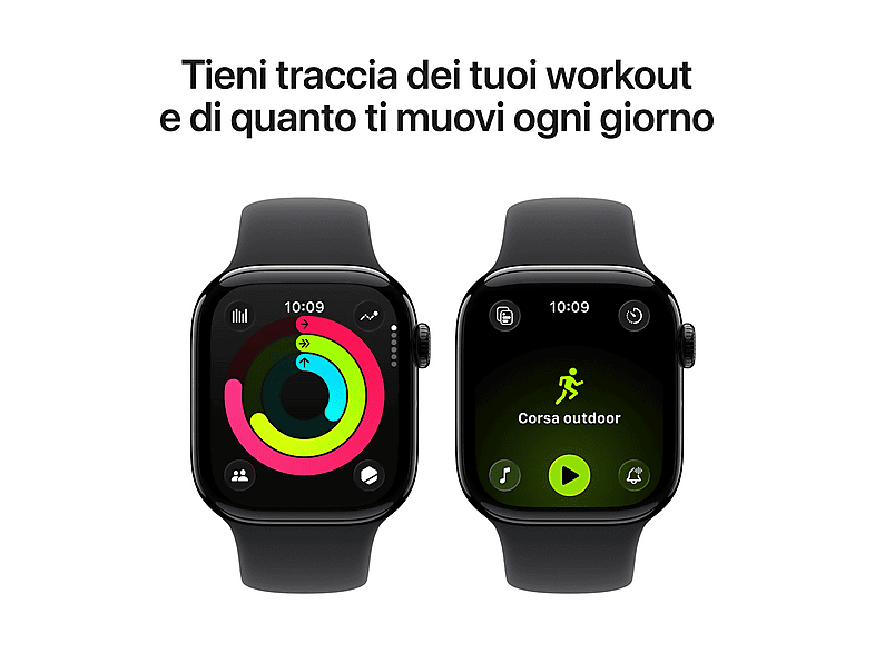 Apple Watch - Apple Watch Series 11, S/M, Aluminio, Negro
