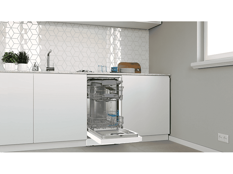 Lavavajillas - Balay 3VN5331BA, 10 servicios, 5 programas, 45 cm, Home connect, Blanco