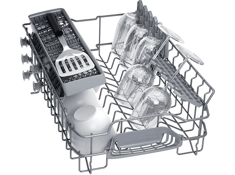 Lavavajillas - Balay 3VN4031BA, 10 servicios, 4 programas, Extrasilencio, Aquastop, Home connect, Pausa y carga, 44.8 cm, Blanco