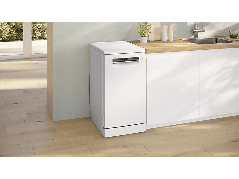 Lavavajillas - Bosch SPS4HMW13E, 10 servicios, 6 programas, Home connect, Extra secado, SilentPowerDrive, Blanco
