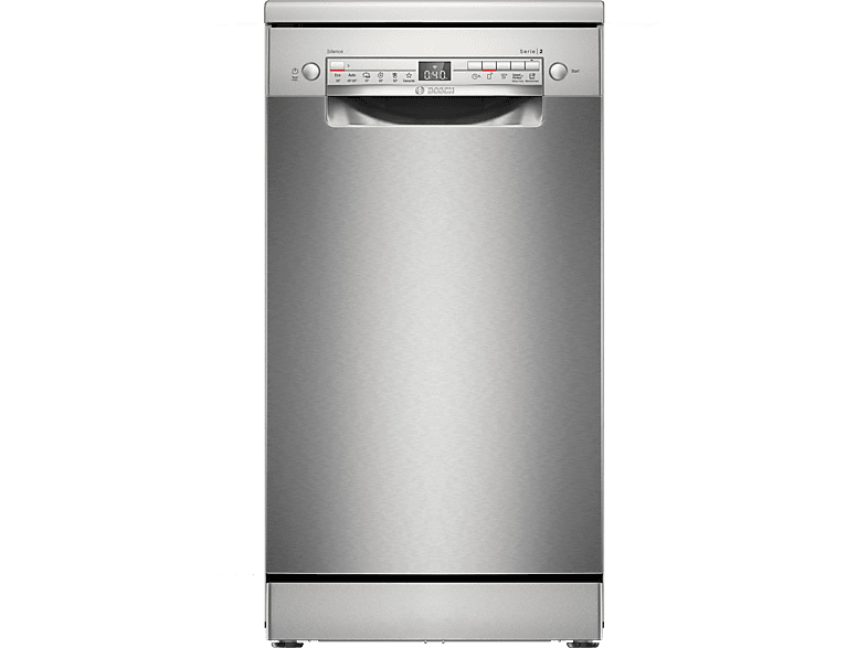 Lavavajillas - Bosch SPS2HKI55E, 10 servicios, 6 programas, Home connect, Extrasecado, Smart start, 45 cm, Acero inoxidable