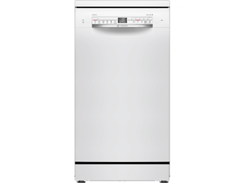 Lavavajillas - Bosch SPS2HKW55E, 10 servicios, 6 programas, 45 cm, Home connect, Smart start, Extra secado, Blanco