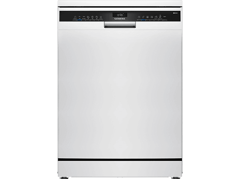 Lavavajillas - Siemens SN23HW05ME, 14 servicios, 6 programas, Home connect, VarioSpeed, Aquastop, 60 cm, Blanco