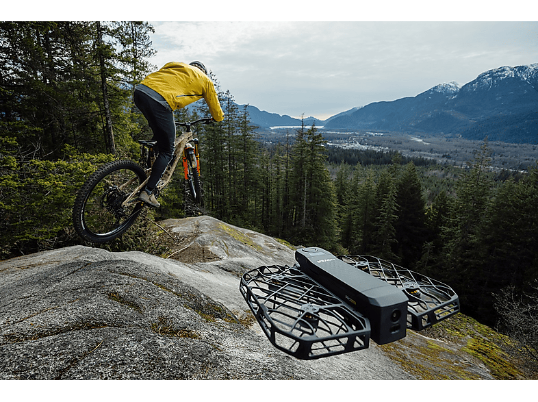Drones con cámara - Hoverair Kit definitivo para ciclismo  X1 PROMAX, 24,2 megapixel, 16 min, Negro
