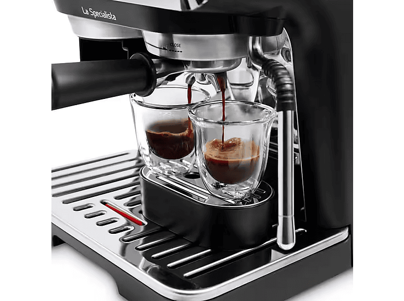 Cafetera express - De Longhi, De'Longhi La Specialista Arte EC9155.MB, 15bar, 1400W, 2 Tazas, 8 Ajustes molienda