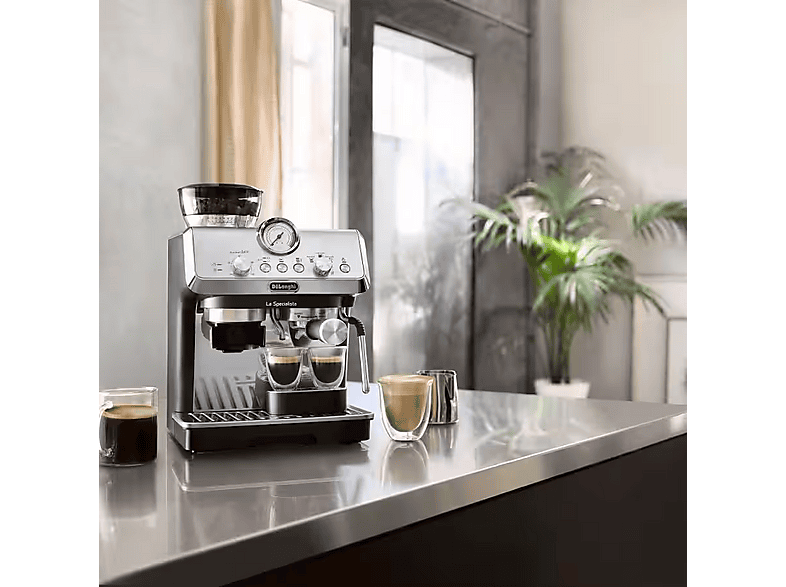 Cafetera express - De Longhi, De'Longhi La Specialista Arte EC9155.MB, 15bar, 1400W, 2 Tazas, 8 Ajustes molienda