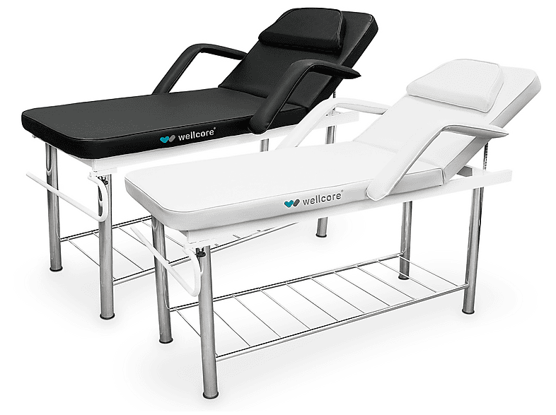 Camilla de masaje - Wellcore WLLC1176-BL, para Piernas, Blanco