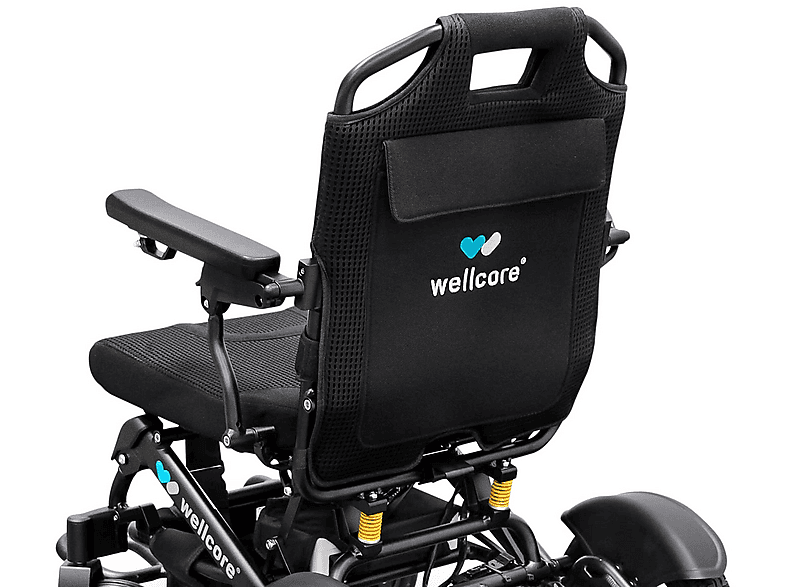 Silla de ruedas - Wellcore WLLC1115, Negro