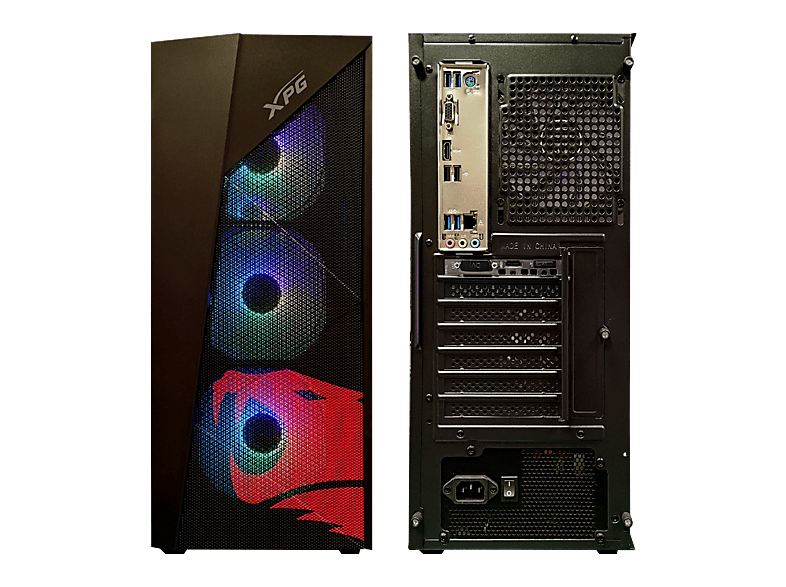 PC Gaming - Ibuypower Fighter Striker X Plus, Ryzen 7 5700X, 32 GB RAM, 1 TB SSD, GeForce RTX™ 5060, Windows 11 Pro, Negro