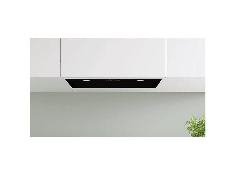 campana grupo filtrante - Bosch DLN78PC60, 3 velocidades, 590 m³/h, 700 mm, Negro