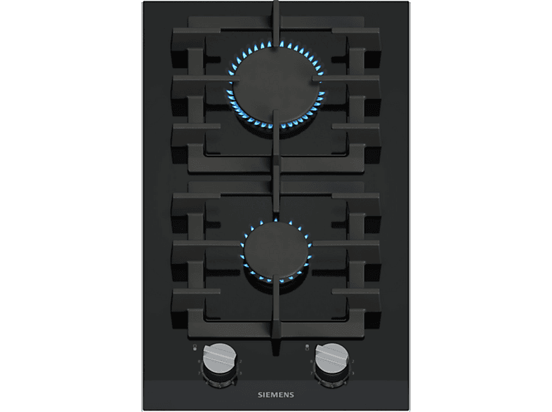 Placa de gas - Siemens iQ700 ER3A6BI40, 2 zone(s) zonas, 302 mm, Negro