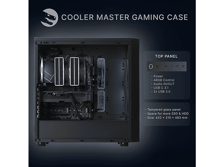 PC Gaming - Sedatech UCCV720I2I1HF, Intel i9-14900KF 24x 3.2Ghz (max 5.8Ghz), 64 GB RAM, 2000 GB SSD, GeForce RTX™ 5080, Windows 11 Home, Negro