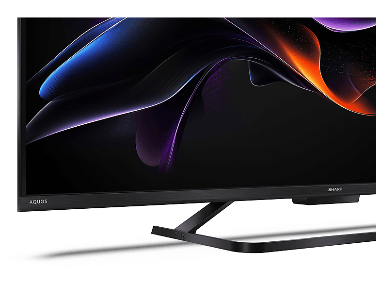 TV QLED 43" - Sharp 43HR7265E, QLED 4K, Smart TV, DVB-T2 (H.265), Negro