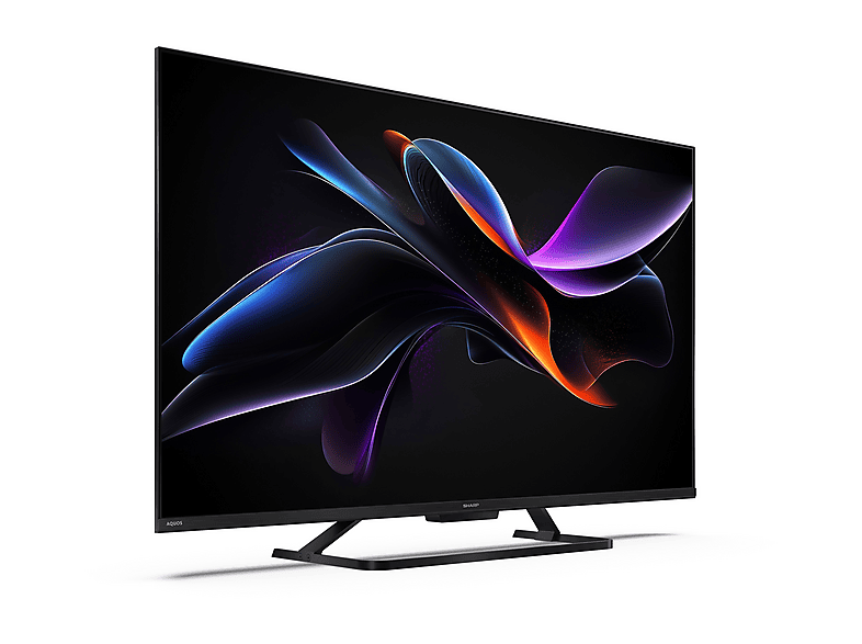 TV QLED 43" - Sharp 43HR7265E, QLED 4K, Smart TV, DVB-T2 (H.265), Negro