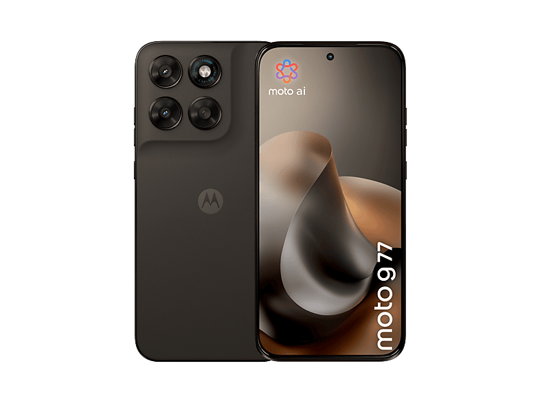 Móvil - Motorola moto g77, Black Olive, 256 GB, 8 GB RAM, 6.78 " Extreme AMOLED, MediaTek Dimensity 6400 (6 nm), 5200 mAh
