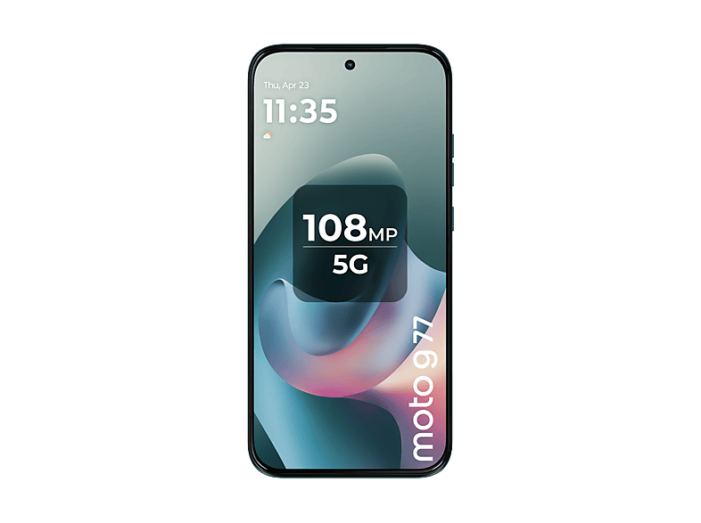 Móvil - Motorola moto g77, Shaded Spruce, 256 GB, 8 GB RAM, 6.78 " Extreme AMOLED, MediaTek Dimensity 6400 (6 nm), 5200 mAh