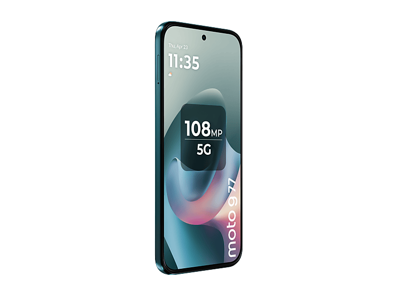 Móvil - Motorola moto g77, Shaded Spruce, 256 GB, 8 GB RAM, 6.78 " Extreme AMOLED, MediaTek Dimensity 6400 (6 nm), 5200 mAh