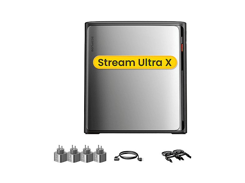 Kit solar - Ecoflow STREAM Ultra X 3,84kWh, 4 MPPT, con 4× Smart Plugs, 2300 W