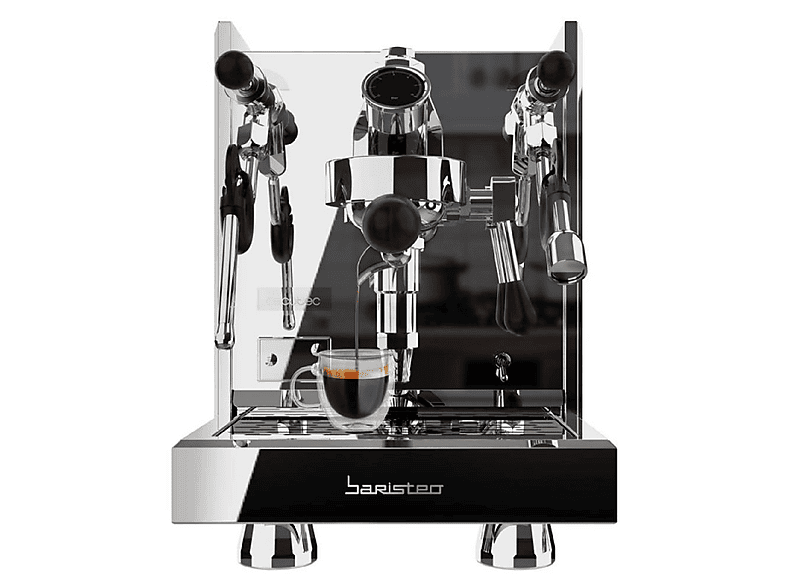 Cafetera express - Cecotec A01_EU01_100129, 15 bar, 2440 W, 2 tazas, plateado