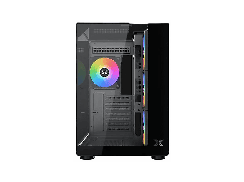 PC Gaming - Gosu PC DAIMYO A87F RX97, AMD Ryzen 7 8700F, 32 GB RAM, 1 TB SSD, Radeon™ RX 9070, Windows 11 Pro, Negro