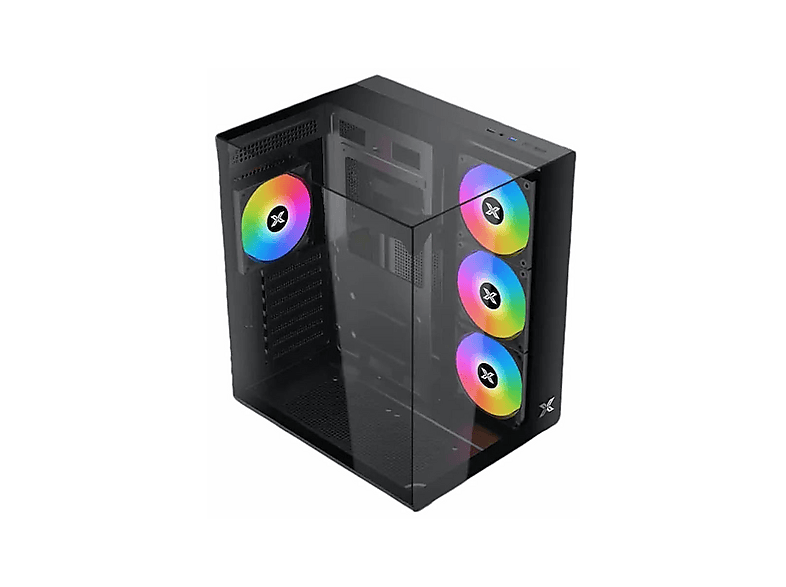 PC Gaming - Gosu PC DAIMYO A87F RX97, AMD Ryzen 7 8700F, 32 GB RAM, 1 TB SSD, Radeon™ RX 9070, Windows 11 Pro, Negro